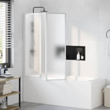 Zložljiva stena za tuš 141 x 132 cm s 3 ploščami